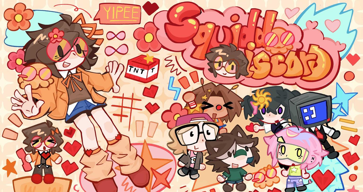 Discovery splash banner for Squiddiscord Discord server