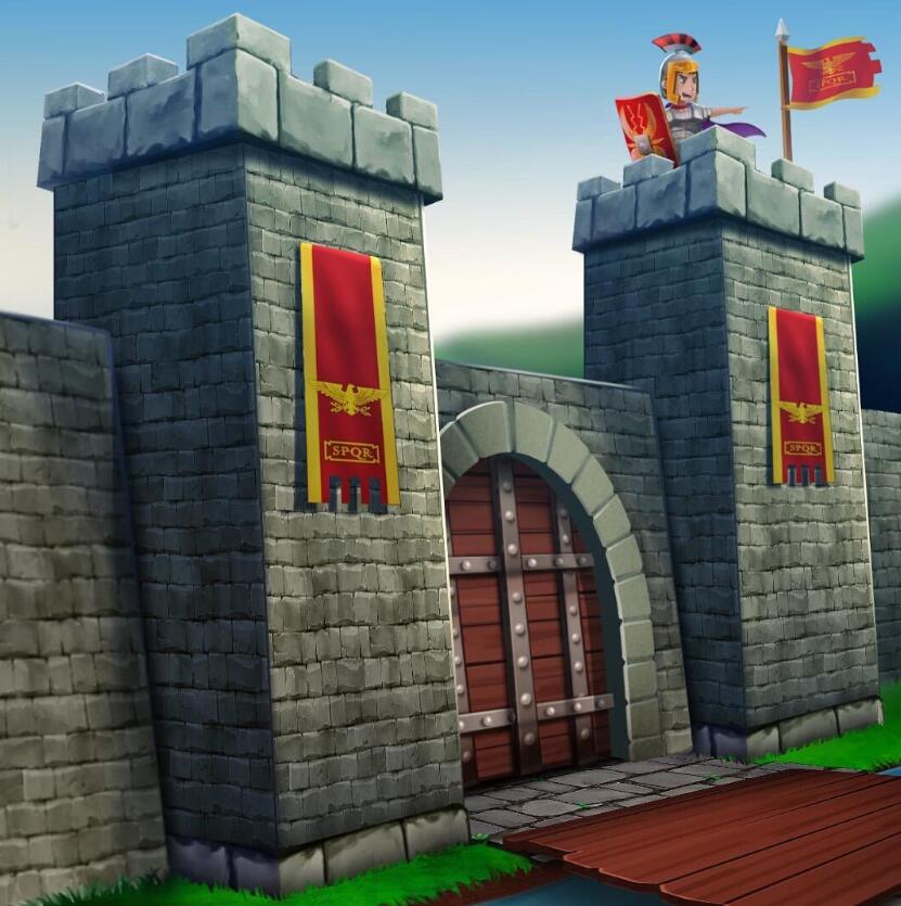 Discovery splash banner for Grow Empire: Rome Official Discord server