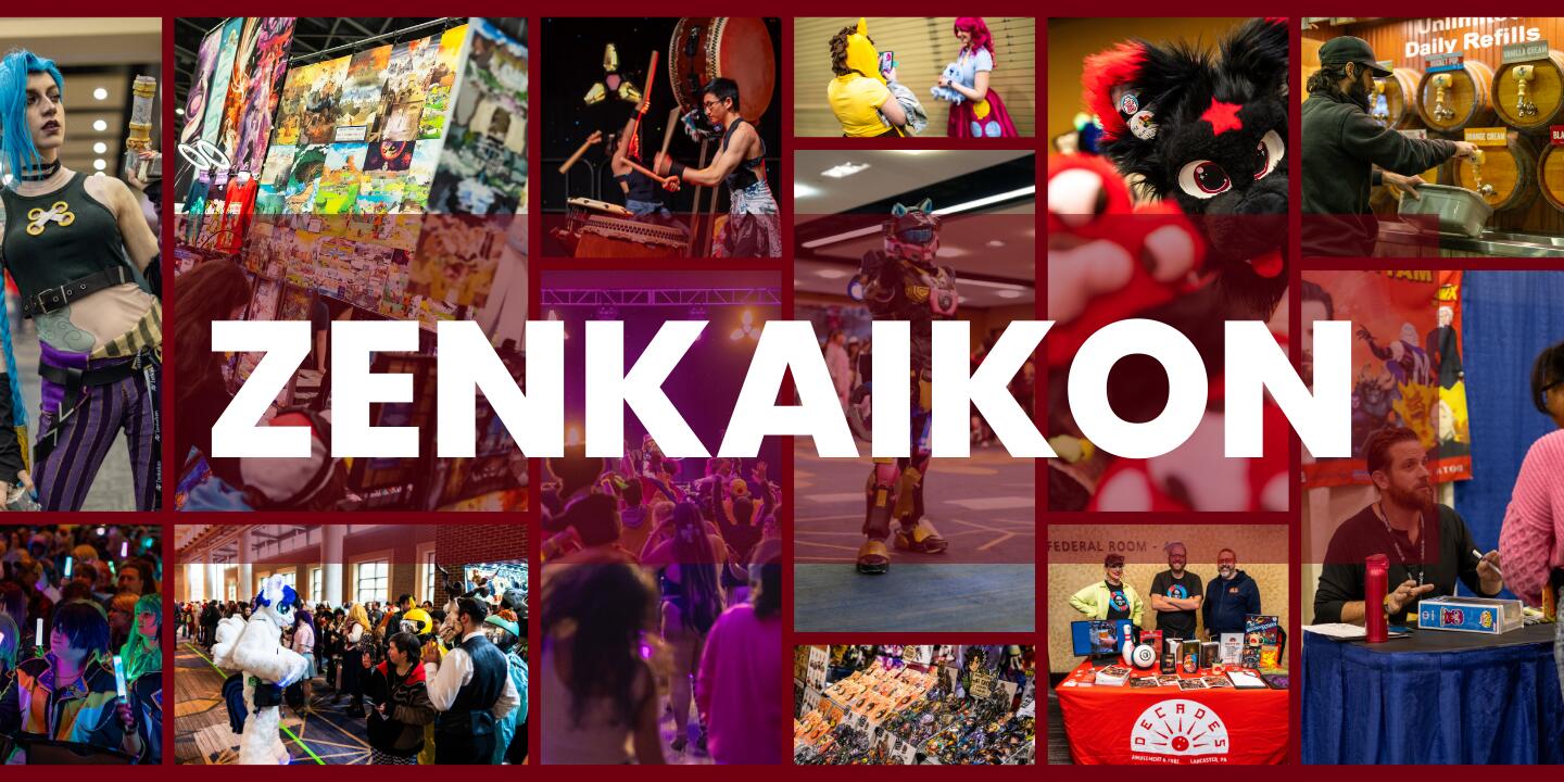 Discovery splash banner for Zenkaikon Discord server