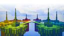 Discovery splash banner for Temple of Brickbattle Discord server